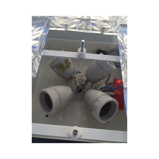 Image 1 of Coppia di applique vintage in cristallo e metallo di Kinkeldey, Germania 1970