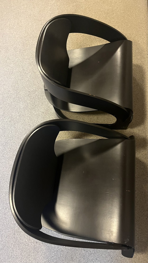 Image 1 of 2x Kartell Joe Colombo chairs