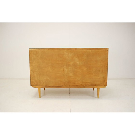 Image 1 of Vintage sideboard in wood and glass, Czechoslovakia 1960