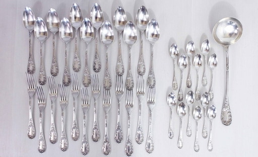 37 solid silver cutlery by Emile Puiforcat