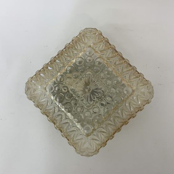 Image 1 of Glass Ceiling/Wall Lamp Sconce, Mid-Century Design, 1970s