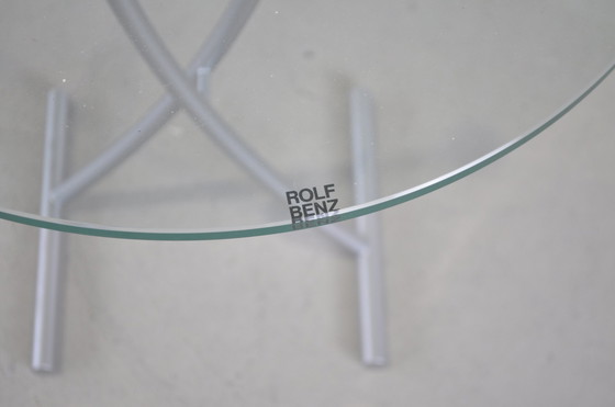 Image 1 of 2x Rolf Benz side table glass