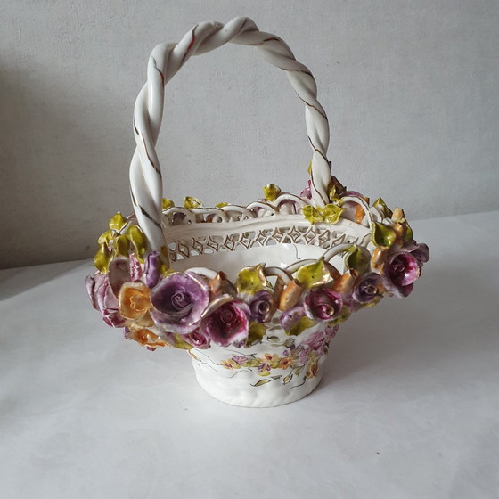 Image 1 of Basket In Ceramic Poland