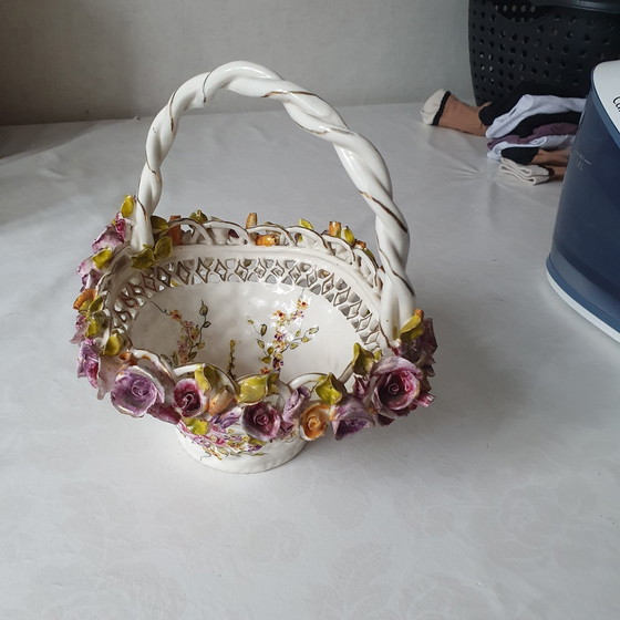 Image 1 of Basket In Ceramic Poland