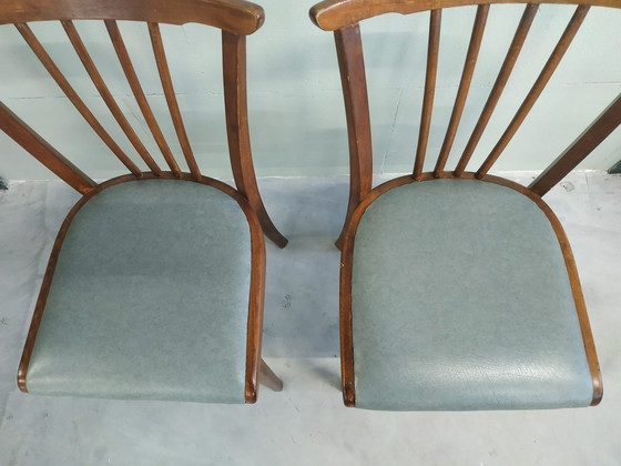 Image 1 of 2x Arrow Chairs Mid Centrury Modern