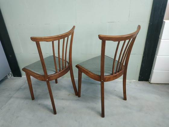 Image 1 of 2x Arrow Chairs Mid Centrury Modern