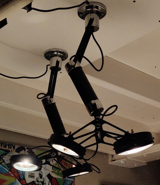 Image 1 of 2x Ceiling lamp with double spotlight