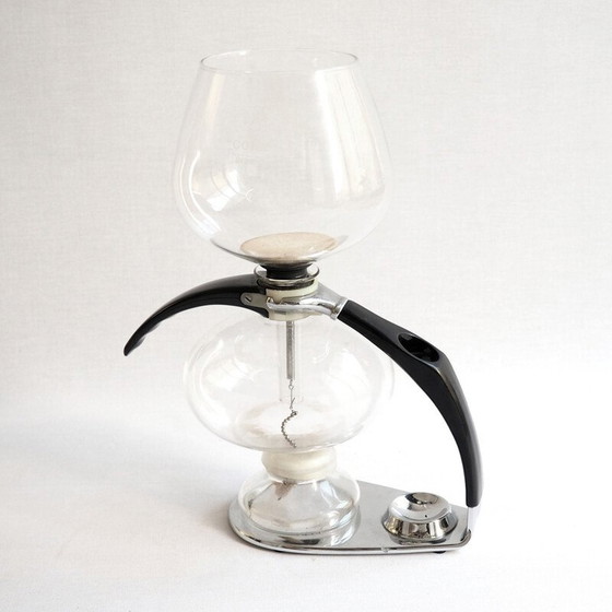 Image 1 of Caffettiera vintage Cona in metallo e bachelite, Germania