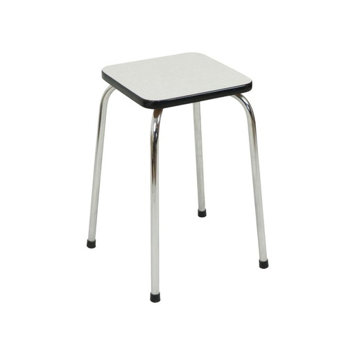 Formica Stool Chrome Plant Table