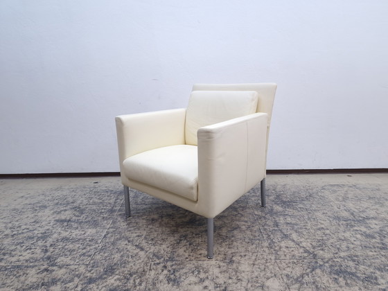 Image 1 of Walter knoll jason 391 armchair designer armchair leather armchair chair cream