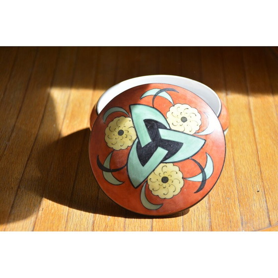 Image 1 of Vintage art deco porcelain box