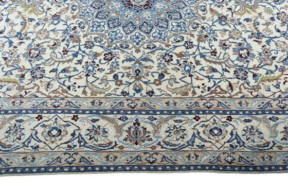 Image 1 of Tappeto persiano Nain 9La annodato a mano con seta