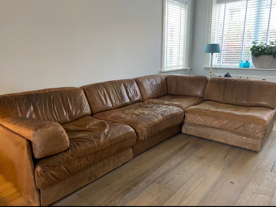 Image 1 of De Sede 5 piece modular sofa