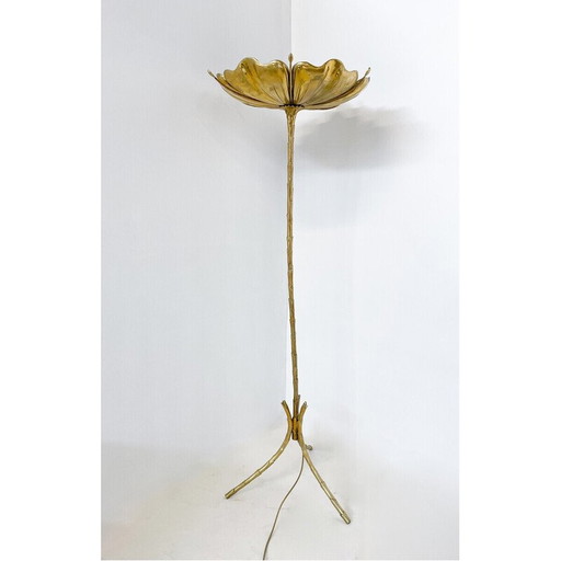 Mid-century bronze floor lamp, 1970s