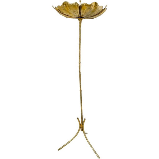 Mid-century bronze floor lamp, 1970s