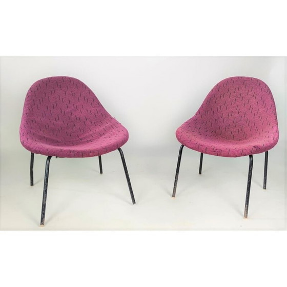Image 1 of Pair of vintage shell armchairs by M. Navrátil,  Czechoslovakia 1960s