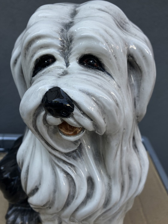 Image 1 of Hand-painted ceramic dog