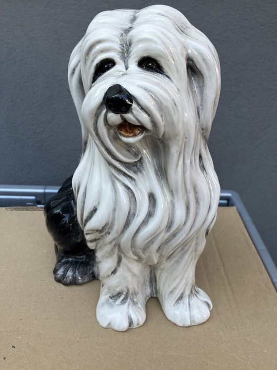 Image 1 of Hand-painted ceramic dog