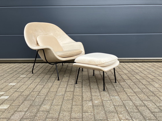 Image 1 of Knoll Womb + Ottoman by Eero Saarinen