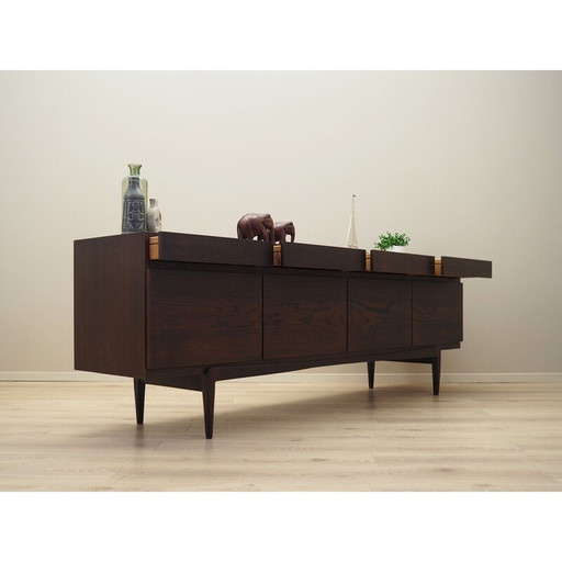 Vintage Danish oak sideboard by Ib Kofod Larsen for Faarup Møbelfabrik, 1970s