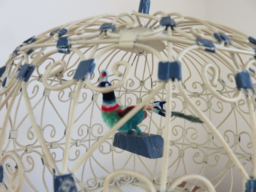 Birdcage Lamp, 50s 60s, Vintage