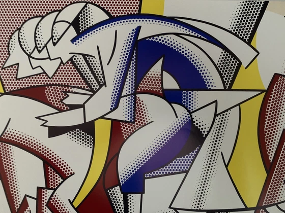 Image 1 of Roy Lichtenstein - The Red Horseman - 1975 Rare.