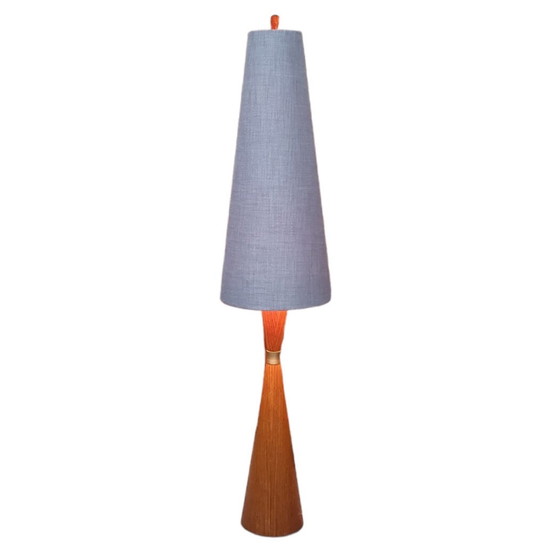 Image 1 of Teak floor lamp