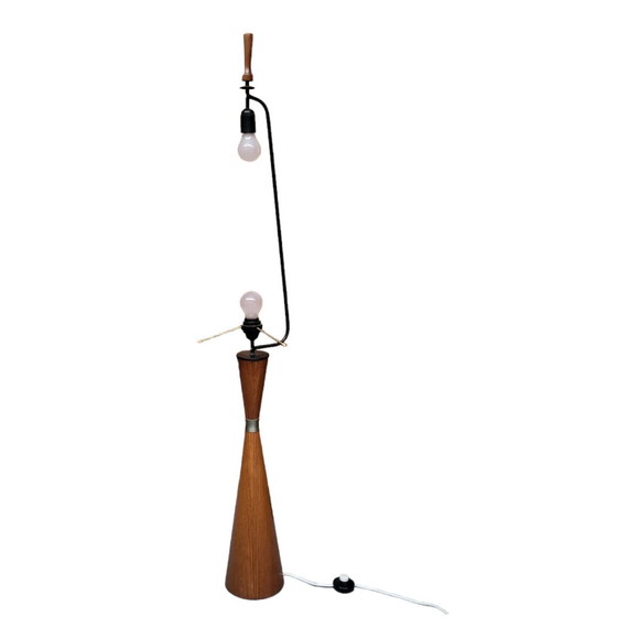 Image 1 of Teak floor lamp