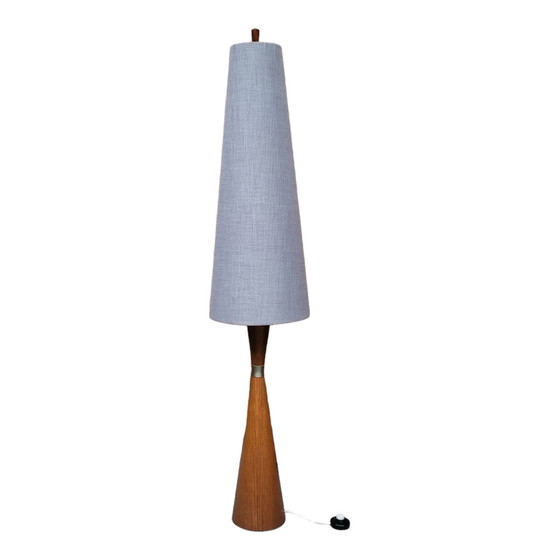 Image 1 of Teak floor lamp