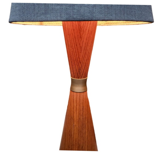 Image 1 of Teak floor lamp