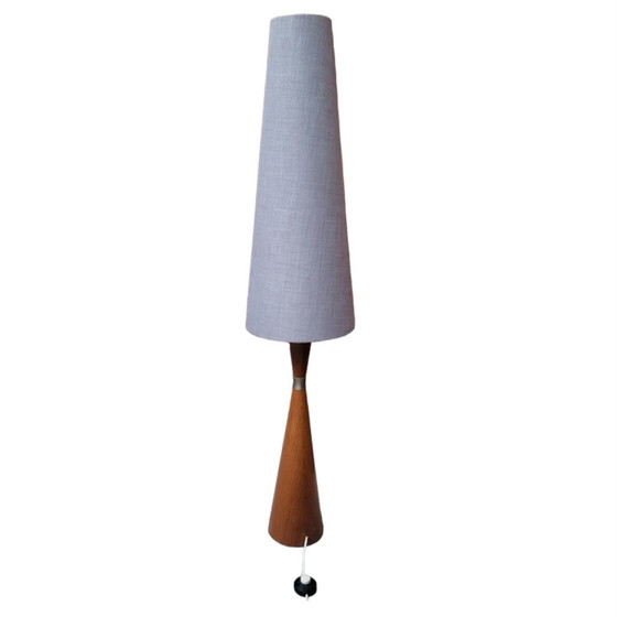 Image 1 of Teak floor lamp