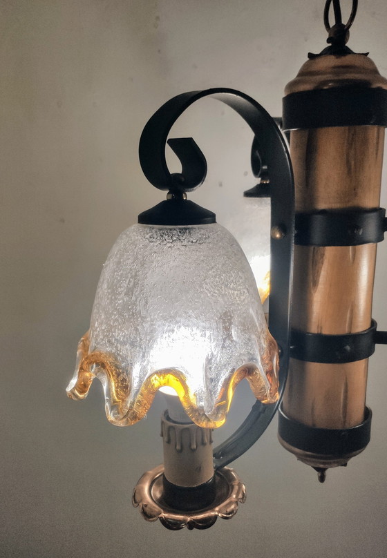 Image 1 of Brutalist Murano Lamp