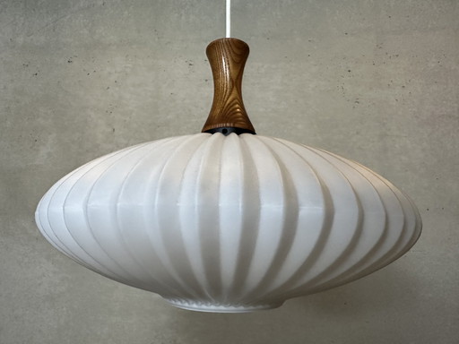 Vintage Opaline Pendant Lamp - Japandi