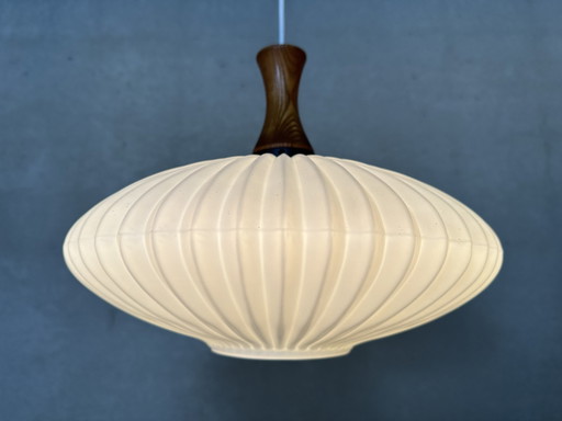Vintage Opaline Pendant Lamp - Japandi