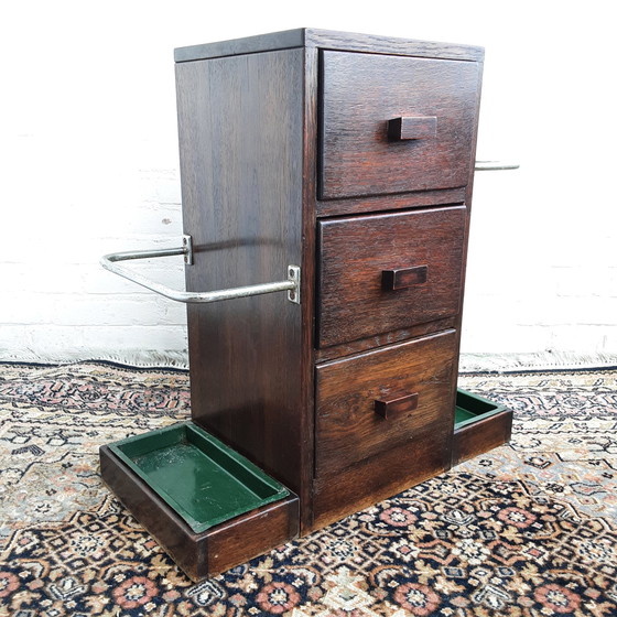 Image 1 of Antique Art Deco hall cabinet