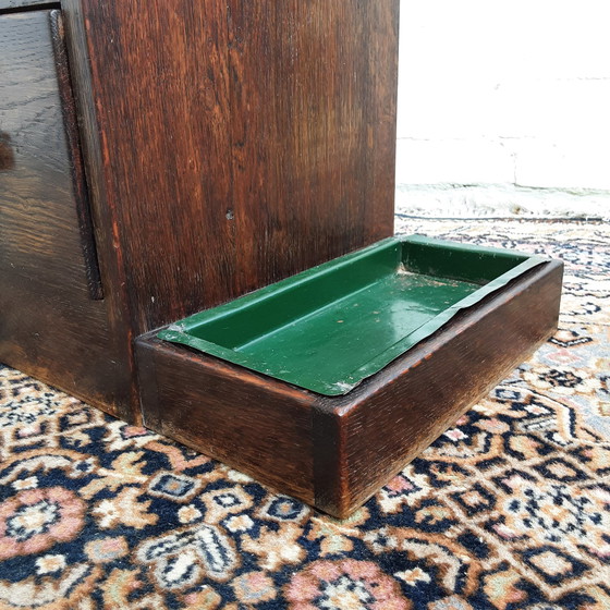 Image 1 of Antique Art Deco hall cabinet