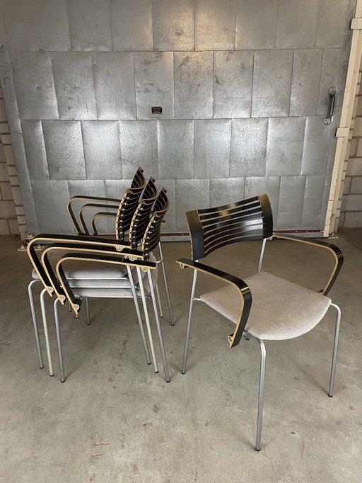 4X Fritz Hansen Runner Chair