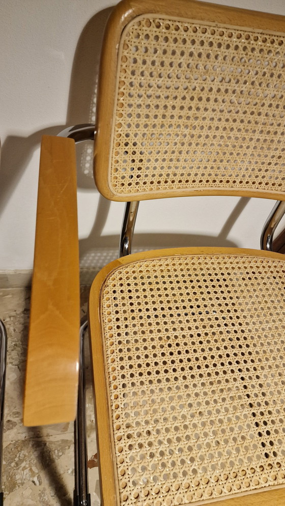 Image 1 of 2x Marcel Breuer Cesca Chairs