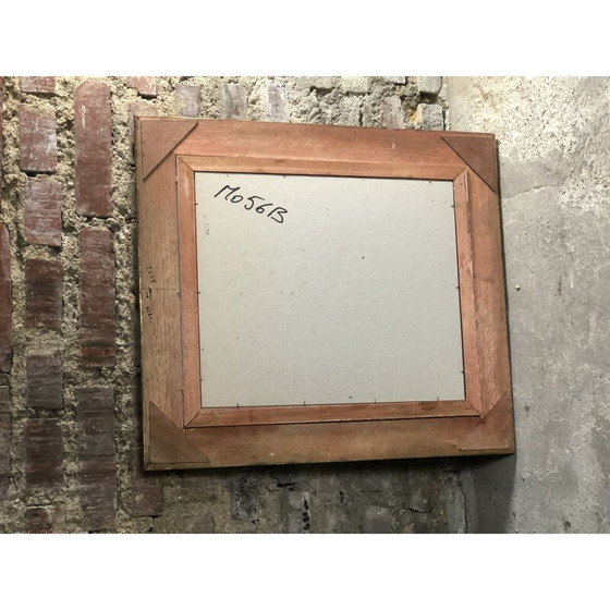 Image 1 of Vintage gilded wood mirror rectangular