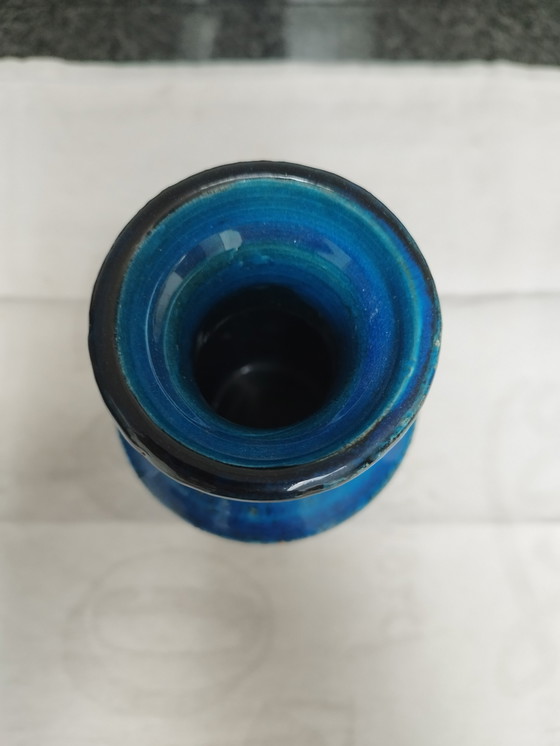 Image 1 of Bitossi Rimini-blue vase