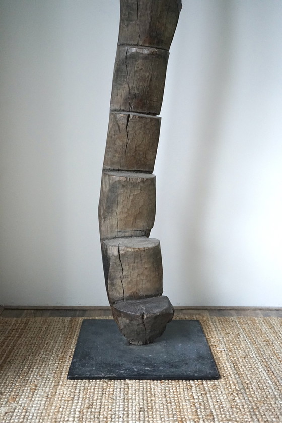 Image 1 of African Dogon Ladder, 20th Century