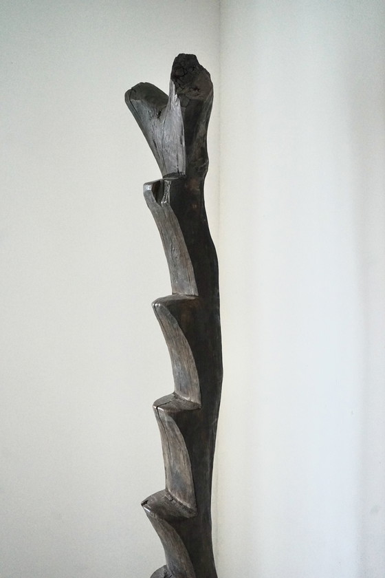 Image 1 of African Dogon Ladder, 20th Century