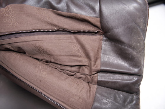 Image 1 of Sedie vintage DS-14 in pelle marrone scuro di Team De Sede per De Sede