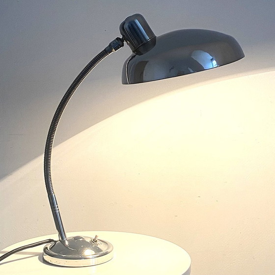 Image 1 of Large Vintage 50'S Chrome Desk Lamp