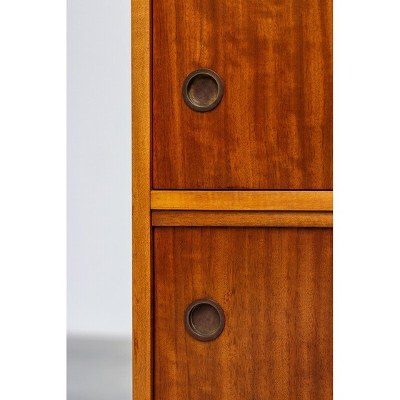 Image 1 of Credenza vintage con gambe a forcina in ottone di Alfred Hendrickx per Belform, 1950