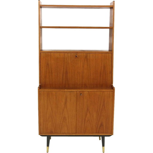 Vintage teak desk by Bränntorps, Sweden 1960