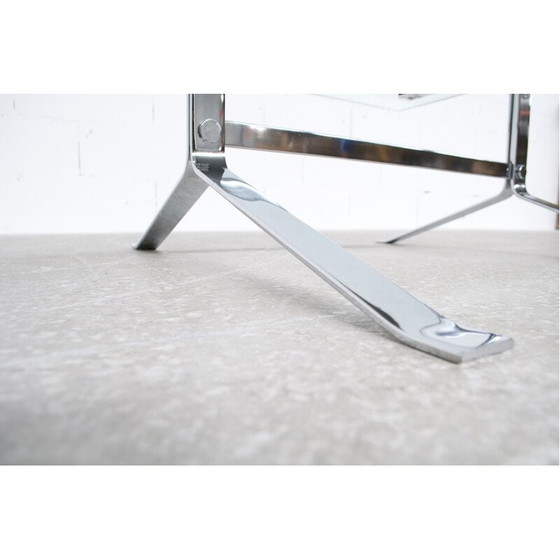 Image 1 of Vintage Joker coffee table in chromed steel by Olivier Mourgue for Airborne, 1960