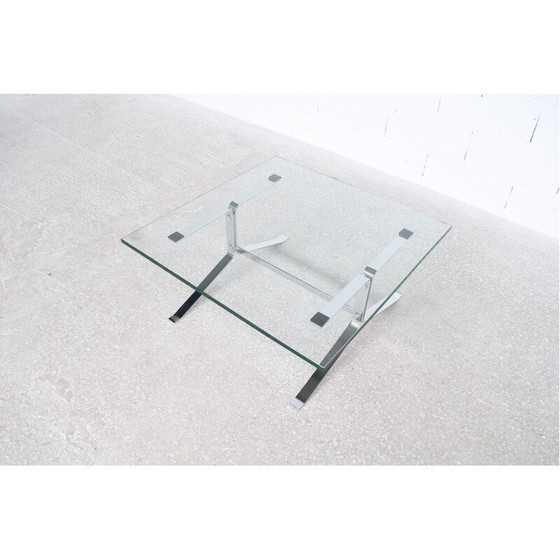 Image 1 of Vintage Joker coffee table in chromed steel by Olivier Mourgue for Airborne, 1960