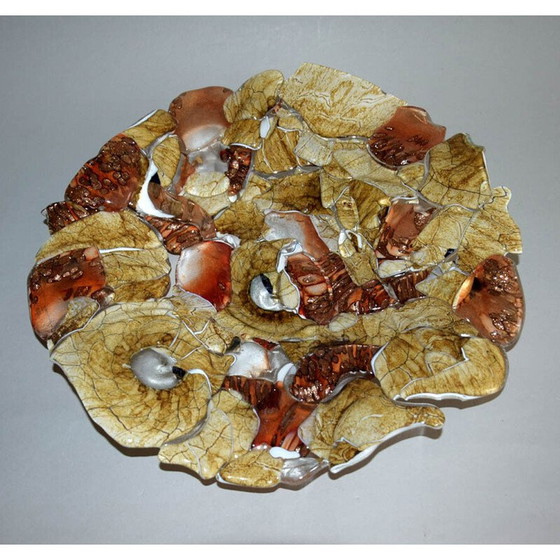 Image 1 of Vintage art glass bowl by Jozefina Krosno, Poland 1980
