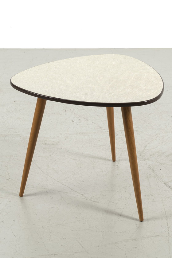 Image 1 of Triangular side table